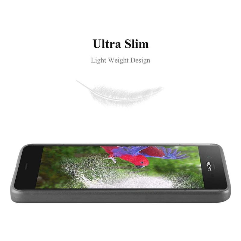 Cadorabo Hülle kompatibel mit Sony Xperia XZ1 Schutzhülle aus flexiblem TPU Silikon
