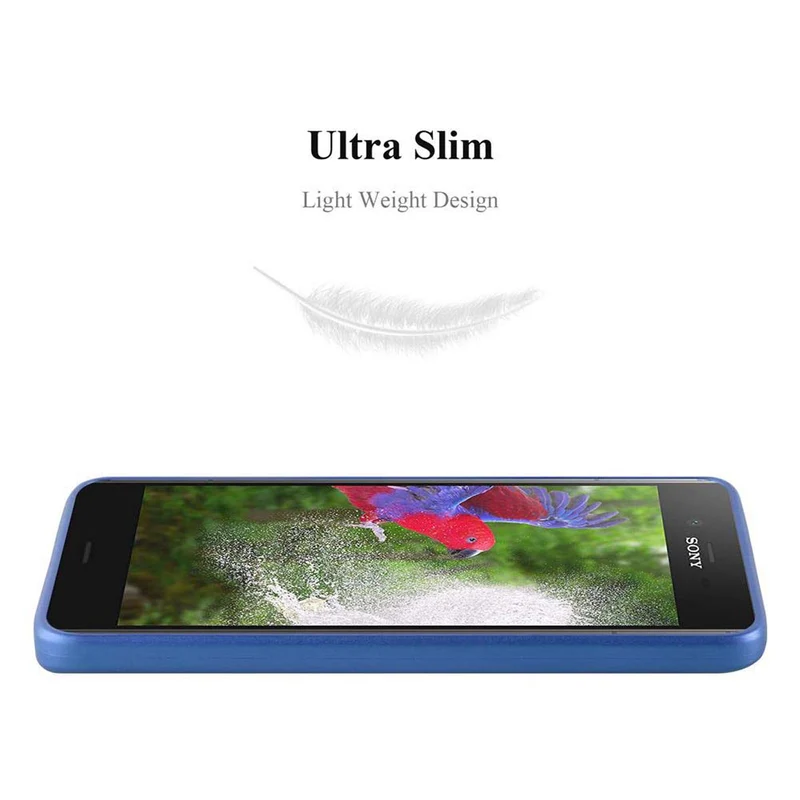 Cadorabo Hülle kompatibel mit Sony Xperia XZ1 Schutzhülle aus flexiblem TPU Silikon