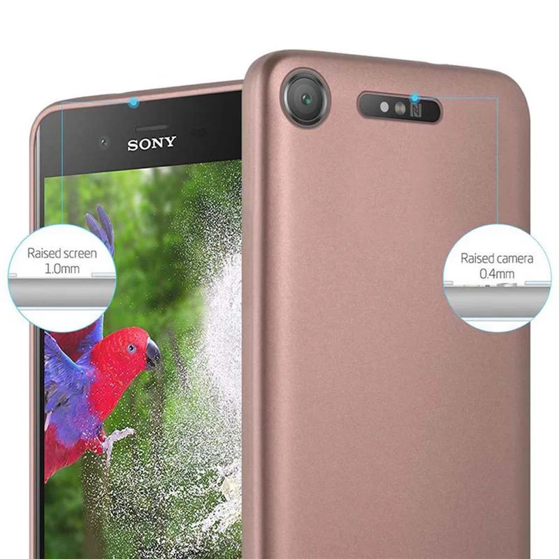 Cadorabo Hülle kompatibel mit Sony Xperia XZ1 Schutzhülle aus flexiblem TPU Silikon