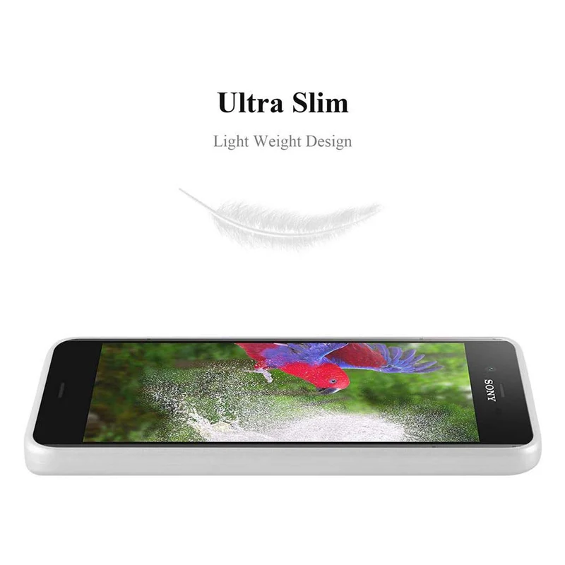 Cadorabo Hülle kompatibel mit Sony Xperia XZ1 Schutzhülle aus flexiblem TPU Silikon