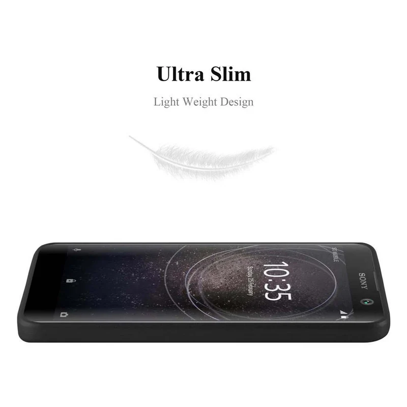 Cadorabo Hülle kompatibel mit Sony Xperia XA2 Schutzhülle aus flexiblem TPU Silikon