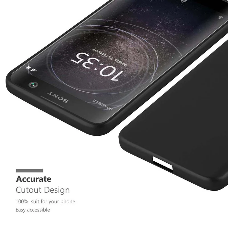 Cadorabo Hülle kompatibel mit Sony Xperia XA2 Schutzhülle aus flexiblem TPU Silikon