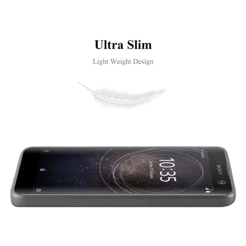 Cadorabo Hülle kompatibel mit Sony Xperia XA2 Schutzhülle aus flexiblem TPU Silikon