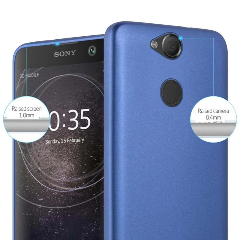 Cadorabo Hülle kompatibel mit Sony Xperia XA2 Schutzhülle aus flexiblem TPU Silikon