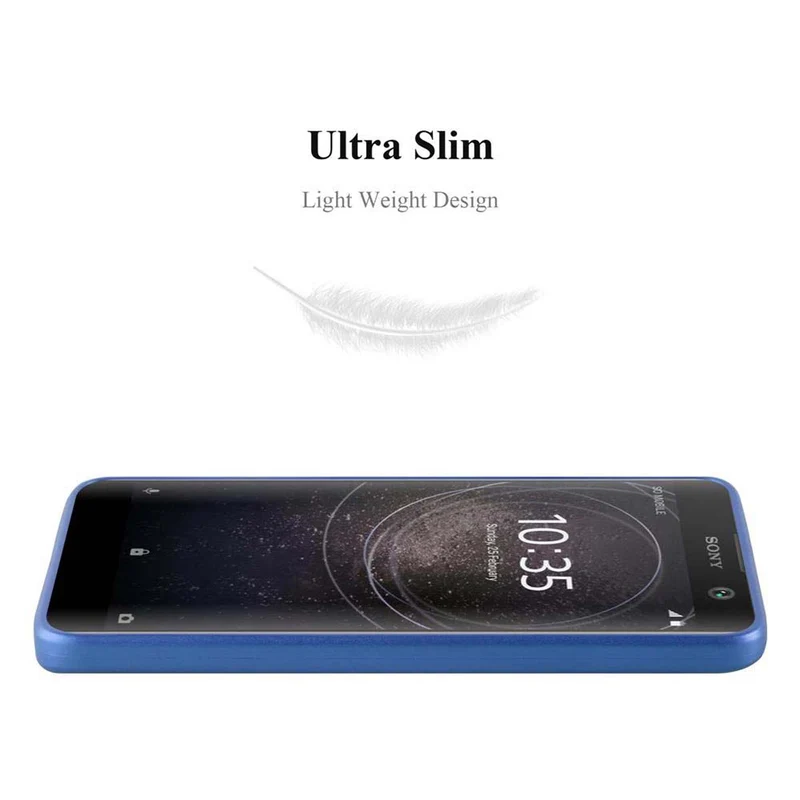 Cadorabo Hülle kompatibel mit Sony Xperia XA2 Schutzhülle aus flexiblem TPU Silikon