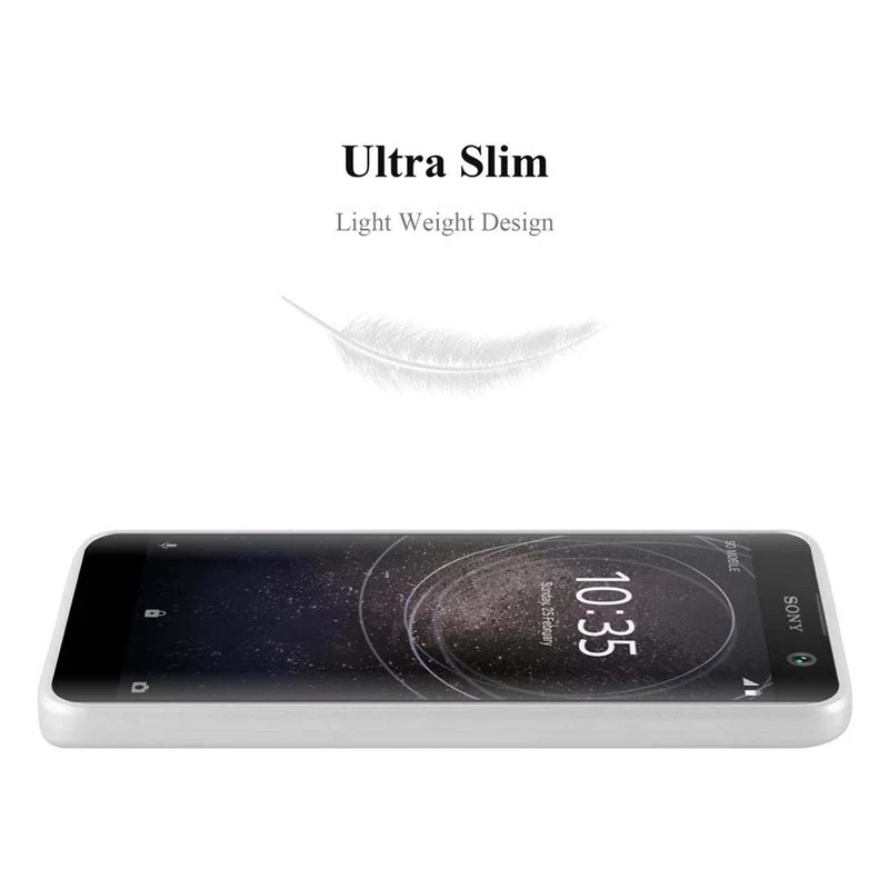 Cadorabo Hülle kompatibel mit Sony Xperia XA2 Schutzhülle aus flexiblem TPU Silikon