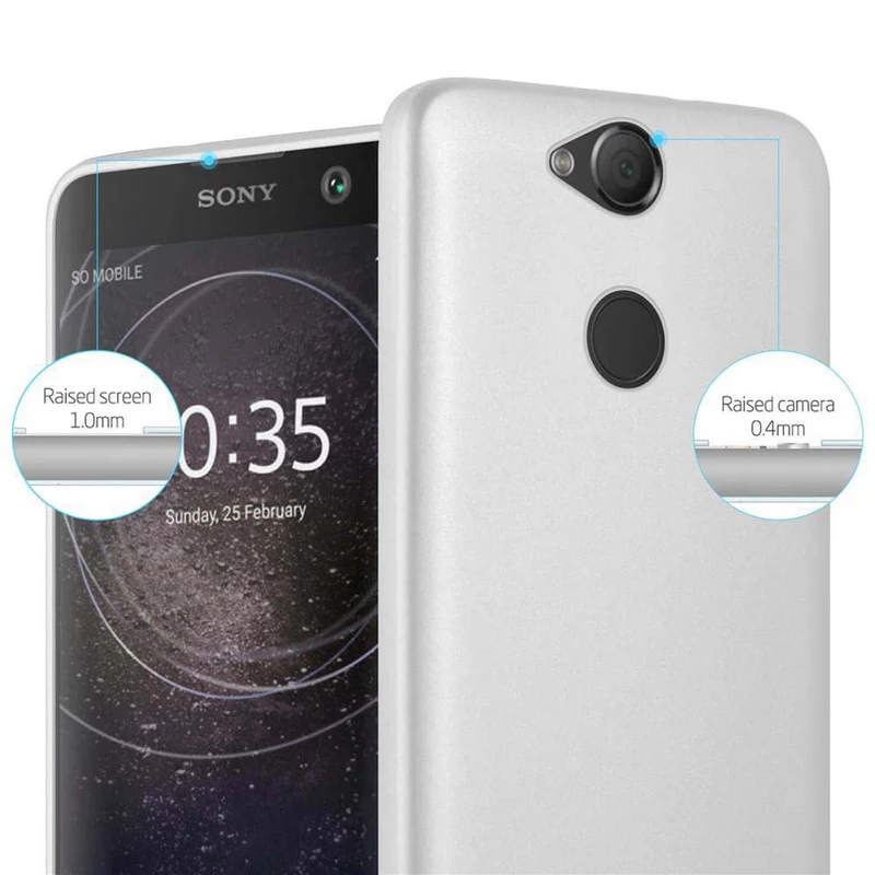 Cadorabo Hülle kompatibel mit Sony Xperia XA2 Schutzhülle aus flexiblem TPU Silikon
