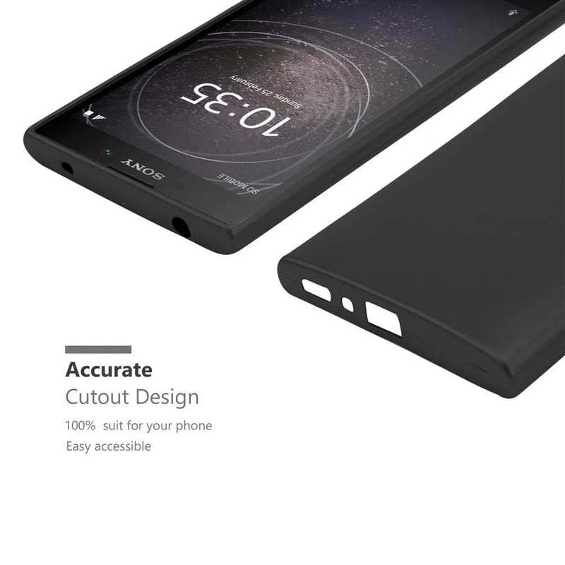 Cadorabo Hülle kompatibel mit Sony Xperia L2 Schutzhülle aus flexiblem TPU Silikon