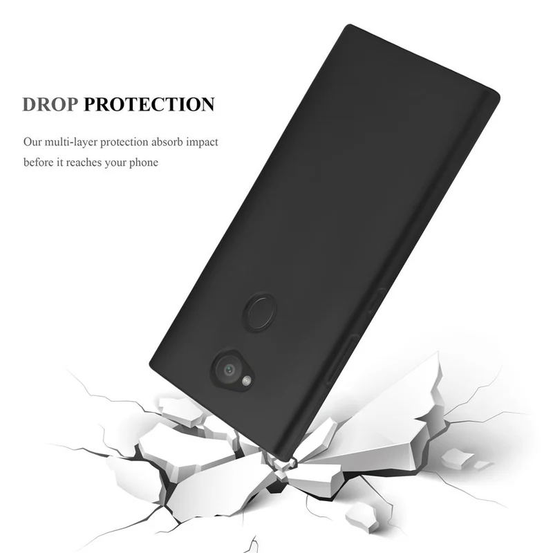 Cadorabo Hülle kompatibel mit Sony Xperia L2 Schutzhülle aus flexiblem TPU Silikon