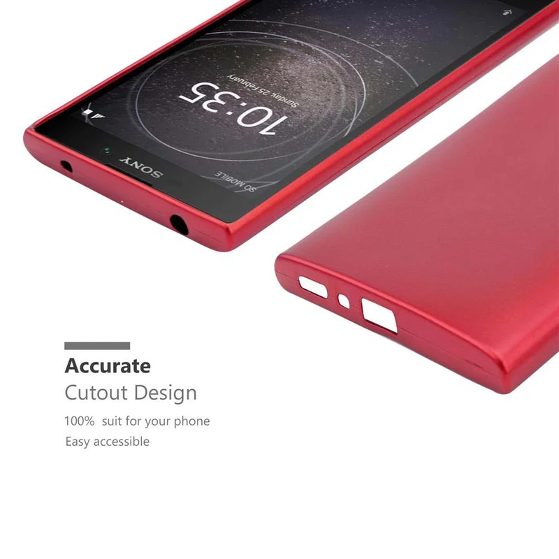 Cadorabo Hülle kompatibel mit Sony Xperia L2 Schutzhülle aus flexiblem TPU Silikon