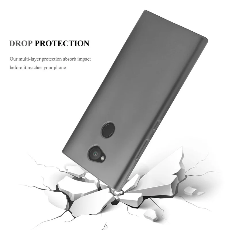 Cadorabo Hülle kompatibel mit Sony Xperia L2 Schutzhülle aus flexiblem TPU Silikon