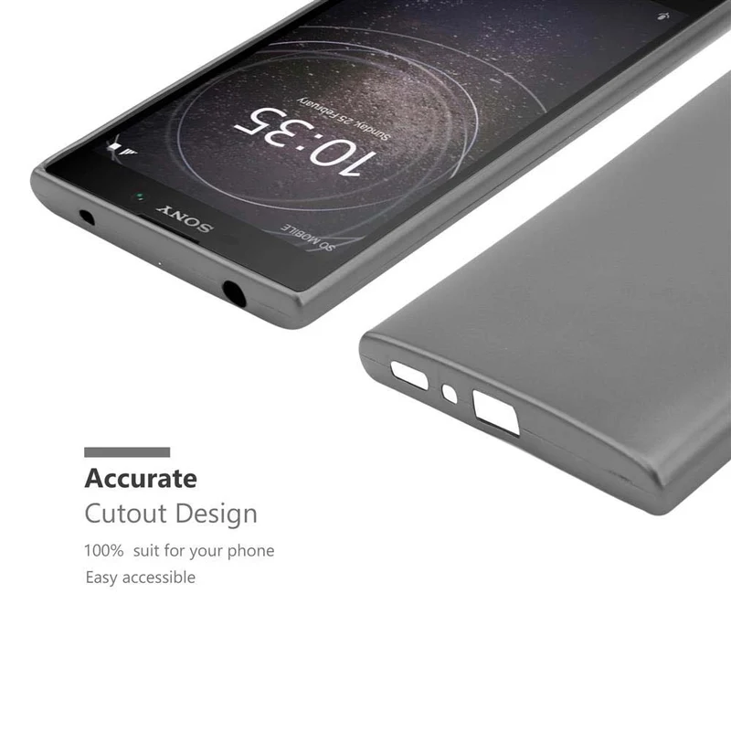 Cadorabo Hülle kompatibel mit Sony Xperia L2 Schutzhülle aus flexiblem TPU Silikon