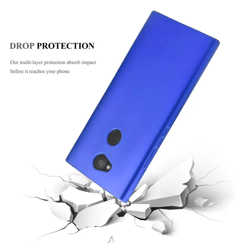 Cadorabo Hülle kompatibel mit Sony Xperia L2 Schutzhülle aus flexiblem TPU Silikon