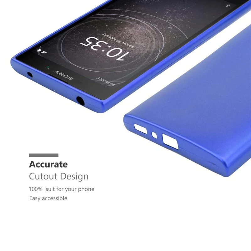Cadorabo Hülle kompatibel mit Sony Xperia L2 Schutzhülle aus flexiblem TPU Silikon