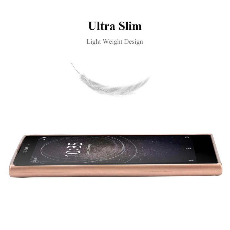 Cadorabo Hülle kompatibel mit Sony Xperia L2 Schutzhülle aus flexiblem TPU Silikon