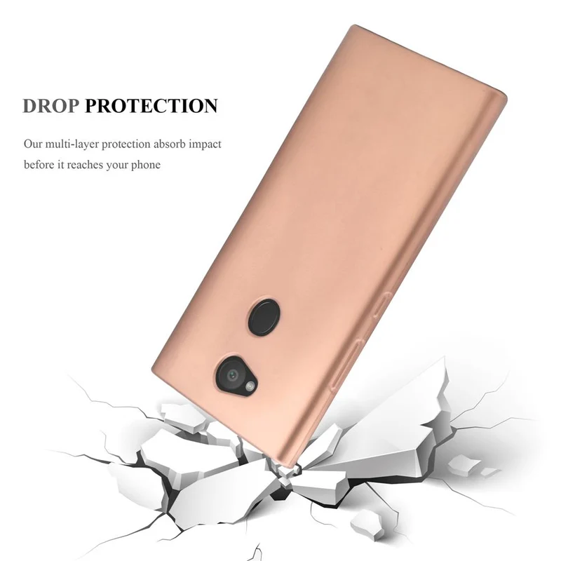Cadorabo Hülle kompatibel mit Sony Xperia L2 Schutzhülle aus flexiblem TPU Silikon