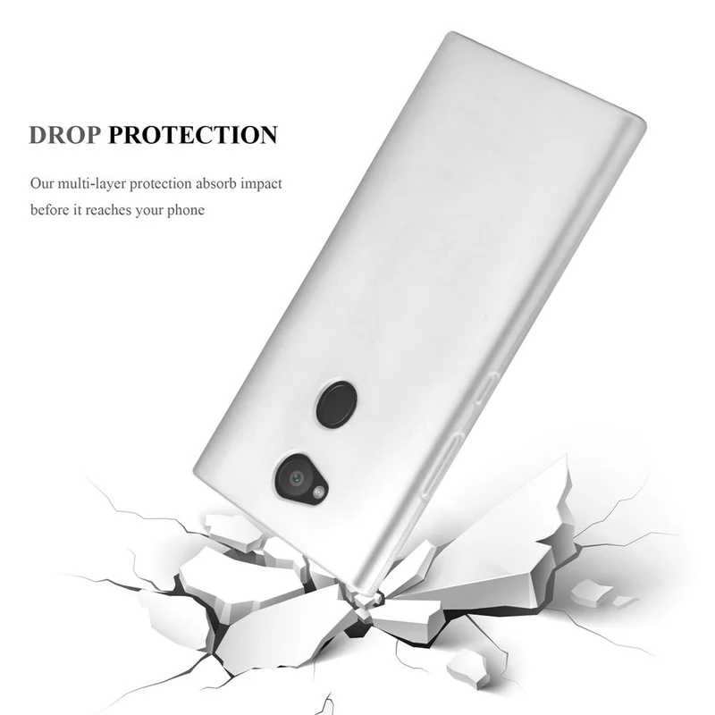Cadorabo Hülle kompatibel mit Sony Xperia L2 Schutzhülle aus flexiblem TPU Silikon