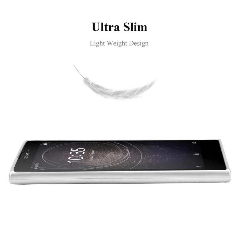 Cadorabo Hülle kompatibel mit Sony Xperia L2 Schutzhülle aus flexiblem TPU Silikon