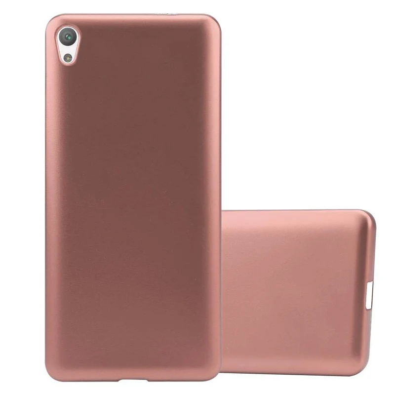 Cadorabo Hülle kompatibel mit Sony Xperia E5 Schutzhülle aus flexiblem TPU Silikon