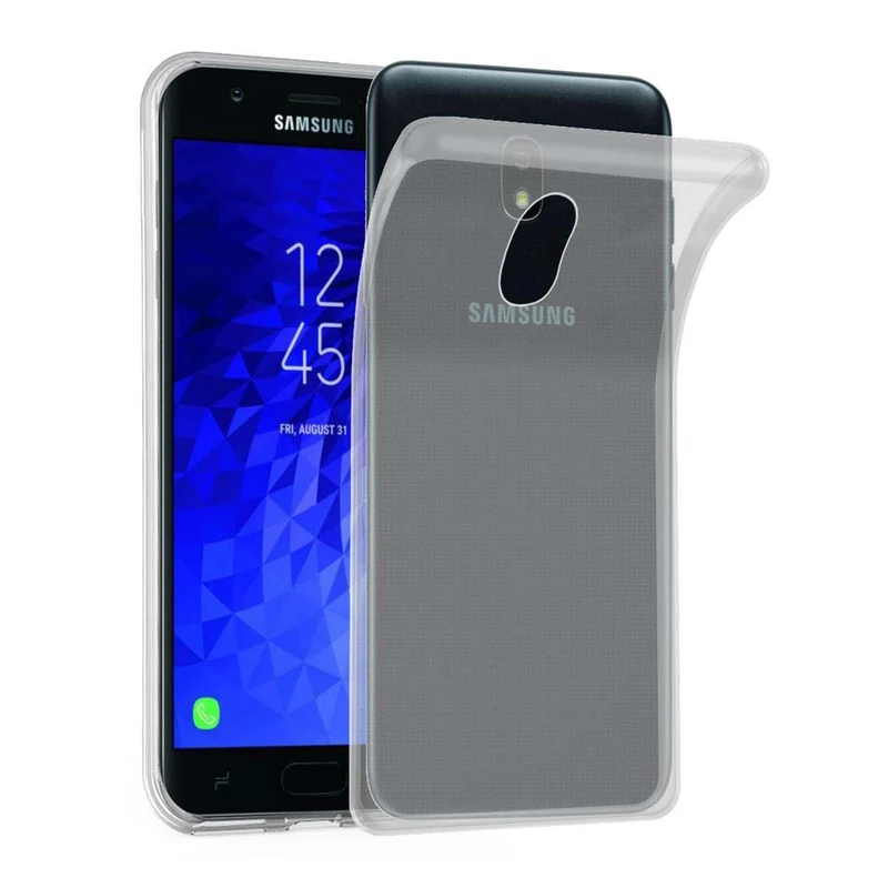 Cadorabo Hülle kompatibel mit Samsung Galaxy J3 2018 Schutzhülle aus flexiblem TPU Silikon
