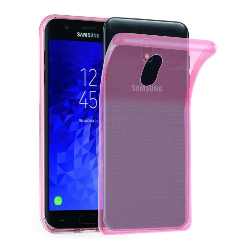Cadorabo Hülle kompatibel mit Samsung Galaxy J3 2018 Schutzhülle aus flexiblem TPU Silikon