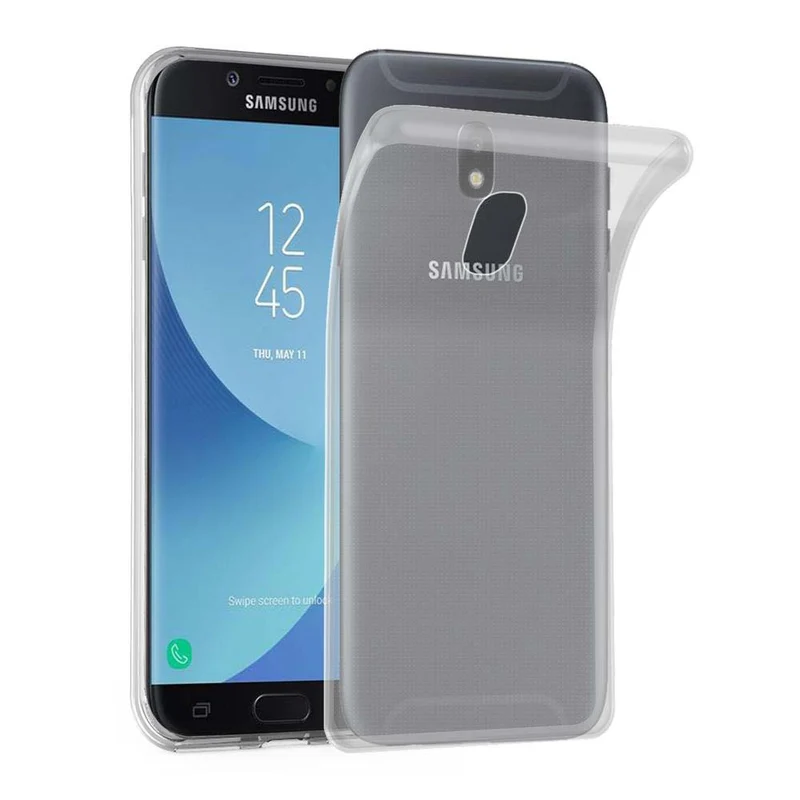 Cadorabo Hülle kompatibel mit Samsung Galaxy J7 2018 Schutzhülle aus flexiblem TPU Silikon