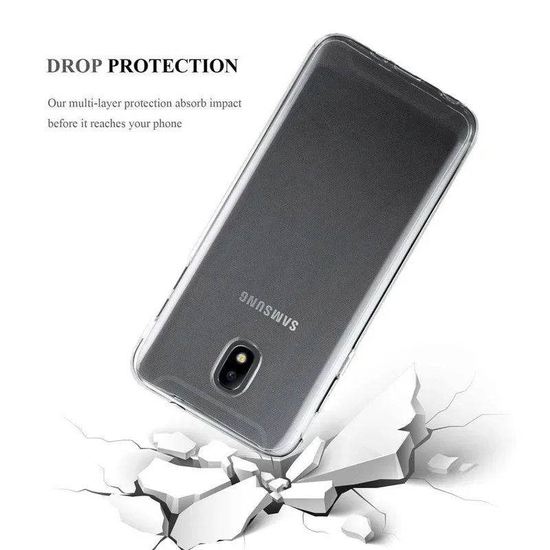 Cadorabo Hülle kompatibel mit Samsung Galaxy J7 2018 Schutzhülle aus flexiblem TPU Silikon