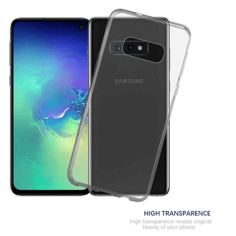 Cadorabo Hülle kompatibel mit Samsung Galaxy S10e Schutzhülle aus flexiblem TPU Silikon