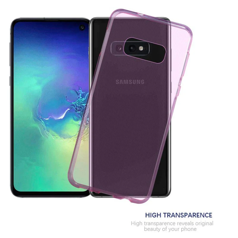 Cadorabo Hülle kompatibel mit Samsung Galaxy S10e Schutzhülle aus flexiblem TPU Silikon
