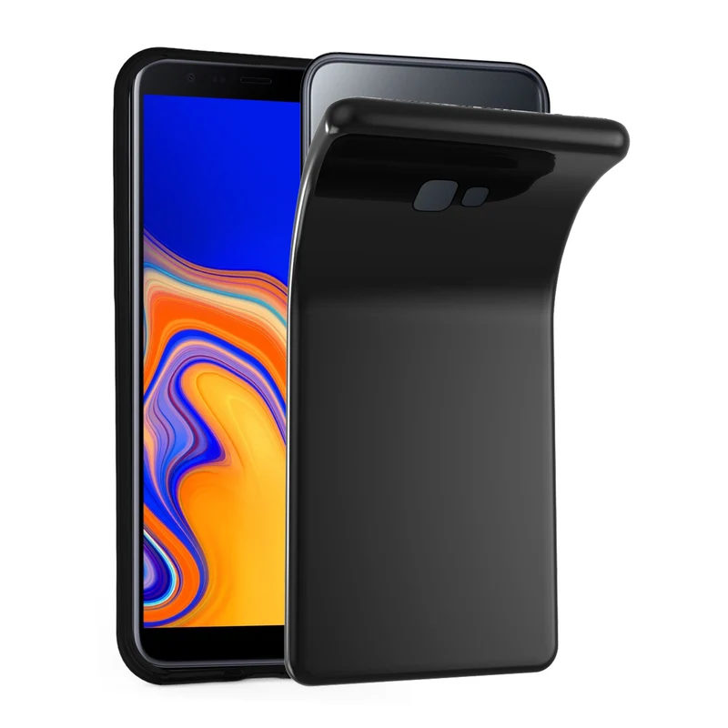 Cadorabo Hülle kompatibel mit Samsung Galaxy J4 PLUS / J4 PRIME / J4 CORE Schutzhülle aus flexiblem TPU Silikon