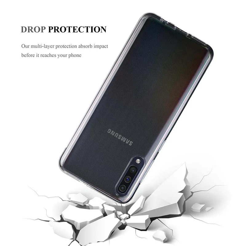 Cadorabo Hülle kompatibel mit Samsung Galaxy A50 4G / A50s / A30s Schutzhülle aus flexiblem TPU Silikon