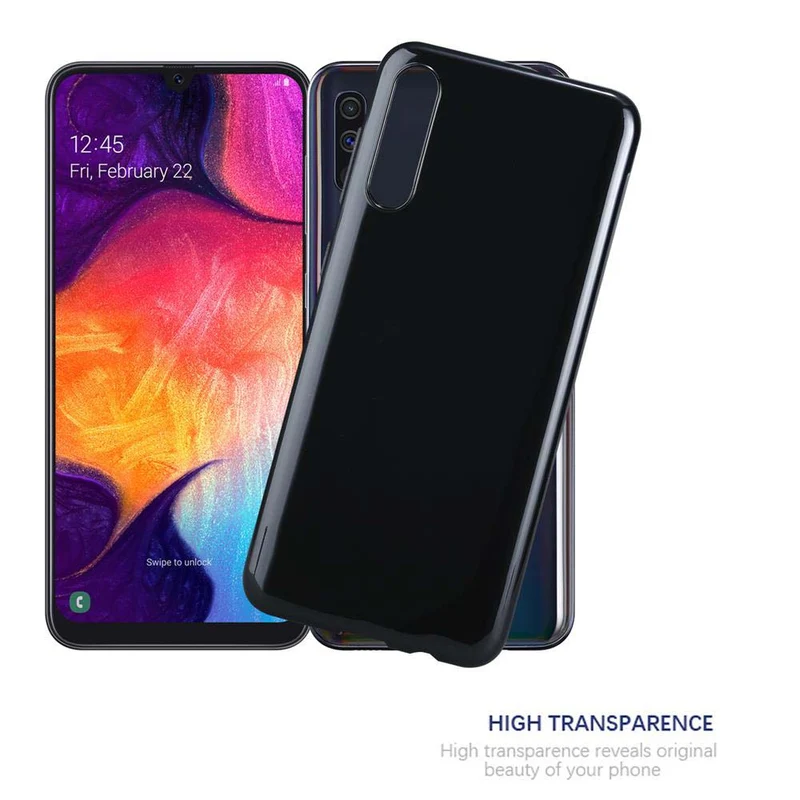 Cadorabo Hülle kompatibel mit Samsung Galaxy A50 4G / A50s / A30s Schutzhülle aus flexiblem TPU Silikon