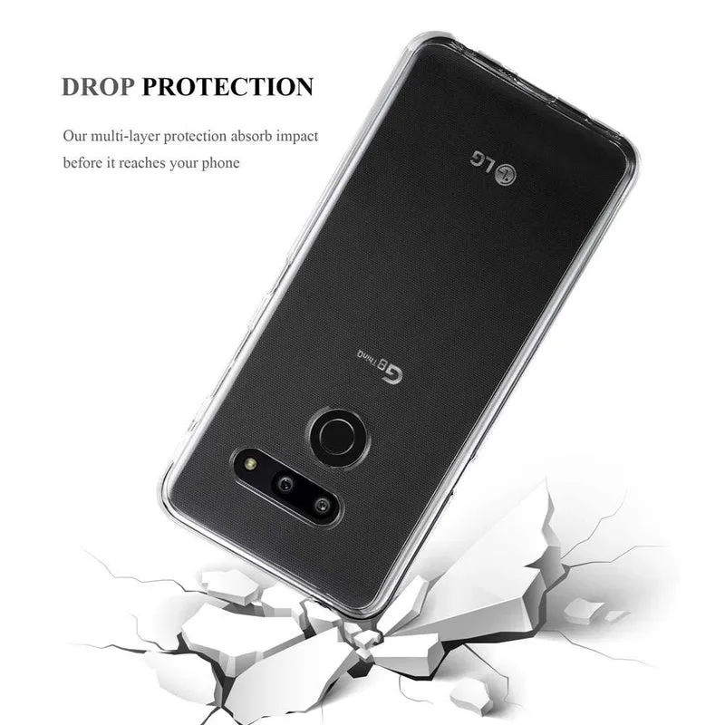 Cadorabo Hülle kompatibel mit LG G8 ThinQ Schutzhülle aus flexiblem TPU Silikon