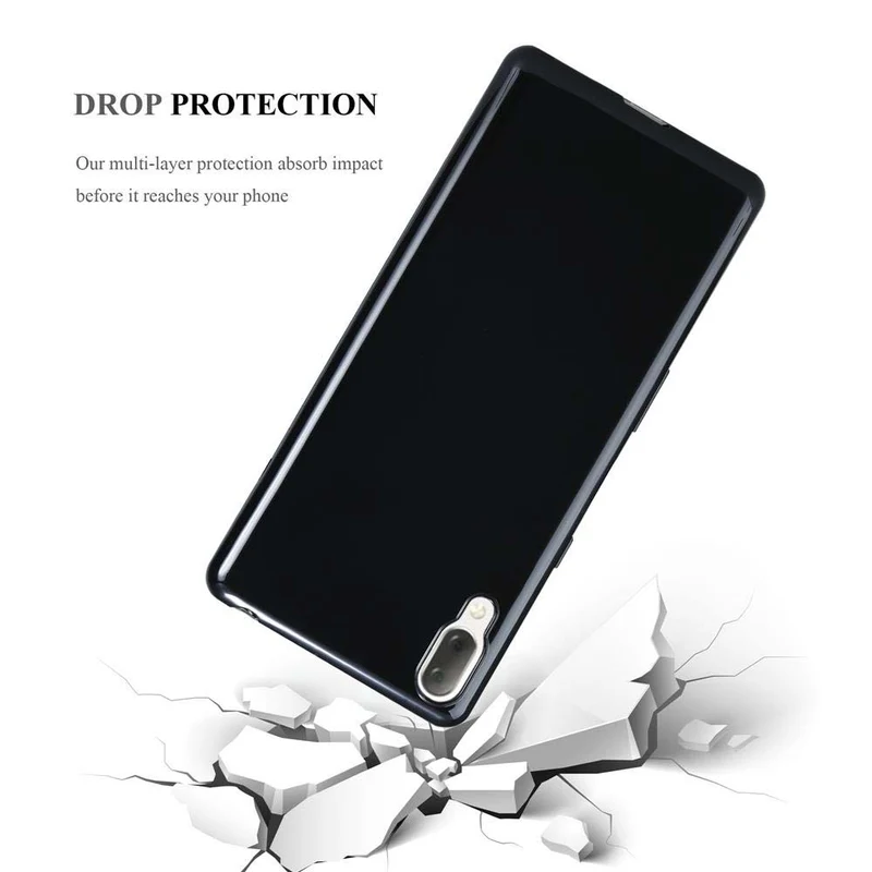 Cadorabo Hülle kompatibel mit Sony Xperia L3 Schutzhülle aus flexiblem TPU Silikon