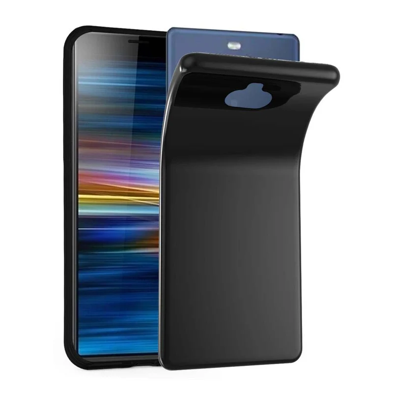 Cadorabo Hülle kompatibel mit Sony Xperia 10 PLUS Schutzhülle aus flexiblem TPU Silikon