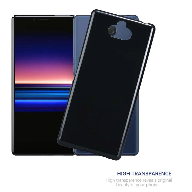Cadorabo Hülle kompatibel mit Sony Xperia 10 PLUS Schutzhülle aus flexiblem TPU Silikon