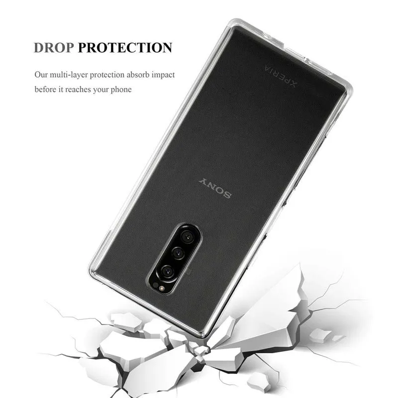 Cadorabo Hülle kompatibel mit Sony Xperia 1 / Xperia XZ4 Schutzhülle aus flexiblem TPU Silikon