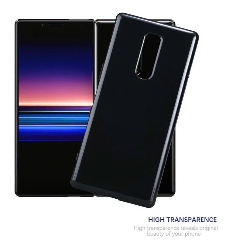Cadorabo Hülle kompatibel mit Sony Xperia 1 / Xperia XZ4 Schutzhülle aus flexiblem TPU Silikon