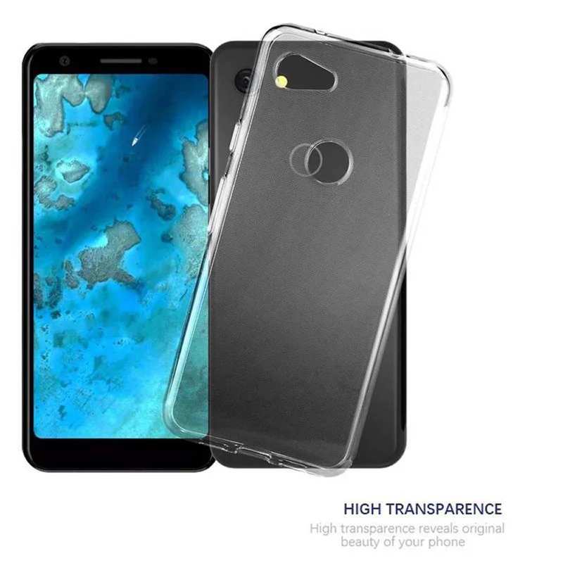 Cadorabo Hülle kompatibel mit Google PIXEL 3A Schutzhülle aus flexiblem TPU Silikon