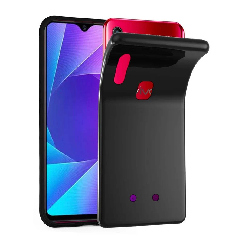 Cadorabo Hülle kompatibel mit Vivo Y95 Schutzhülle aus flexiblem TPU Silikon