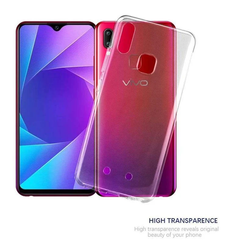 Cadorabo Hülle kompatibel mit Vivo Y95 Schutzhülle aus flexiblem TPU Silikon