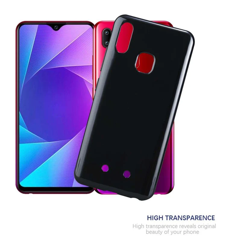 Cadorabo Hülle kompatibel mit Vivo Y95 Schutzhülle aus flexiblem TPU Silikon