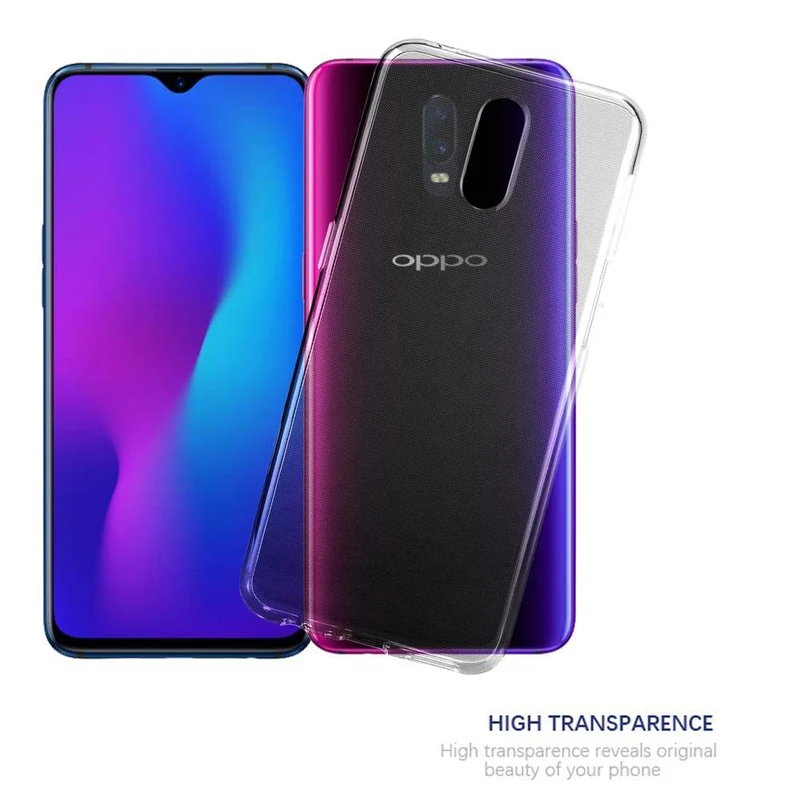 Cadorabo Hülle kompatibel mit Oppo R17 Schutzhülle aus flexiblem TPU Silikon