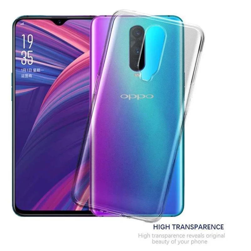 Cadorabo Hülle kompatibel mit Oppo R17 PRO Schutzhülle aus flexiblem TPU Silikon