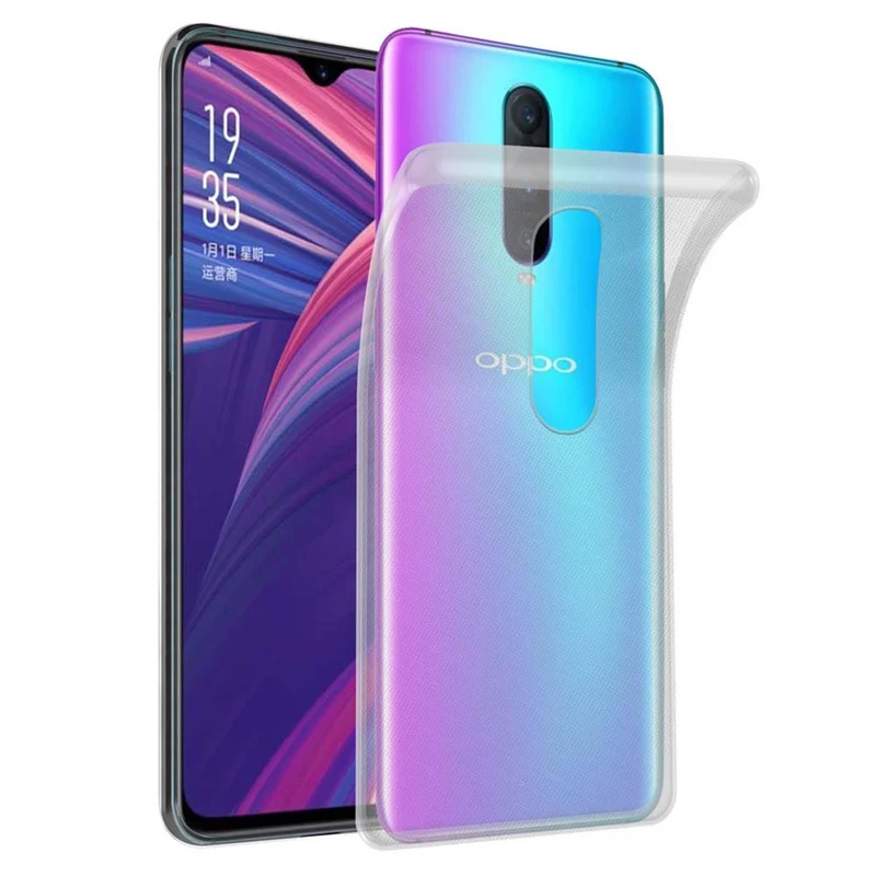 Cadorabo Hülle kompatibel mit Oppo R17 PRO Schutzhülle aus flexiblem TPU Silikon