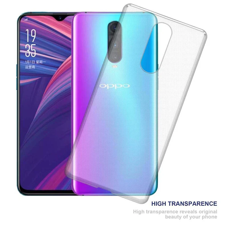 Cadorabo Hülle kompatibel mit Oppo R17 PRO Schutzhülle aus flexiblem TPU Silikon