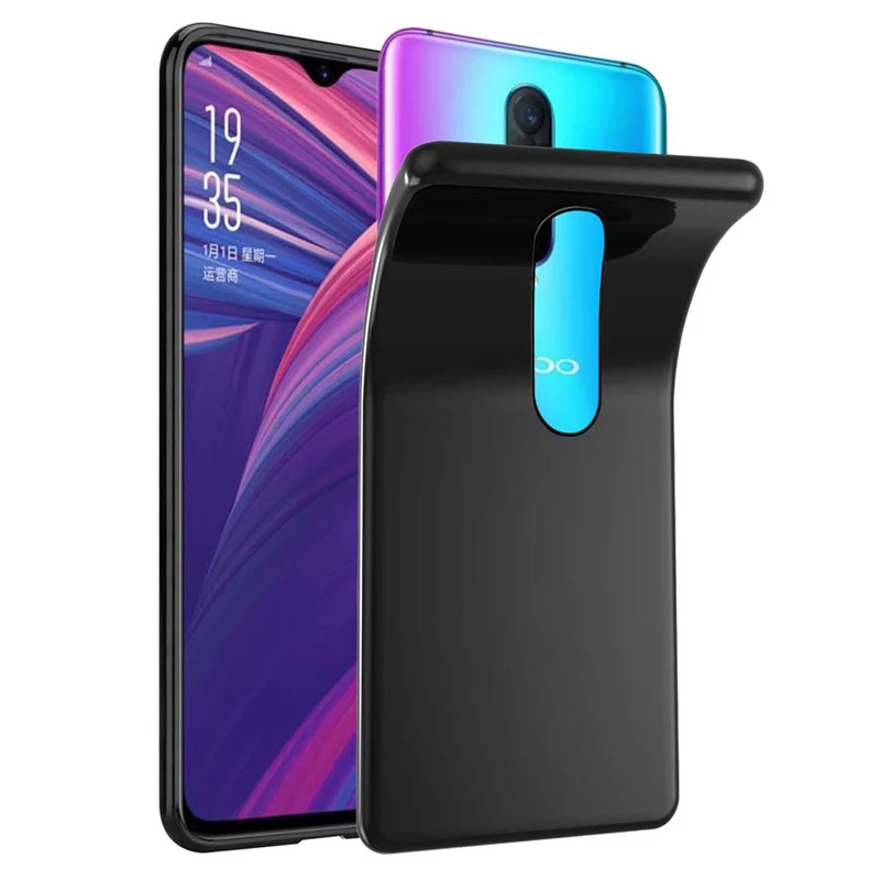 Cadorabo Hülle kompatibel mit Oppo R17 PRO Schutzhülle aus flexiblem TPU Silikon