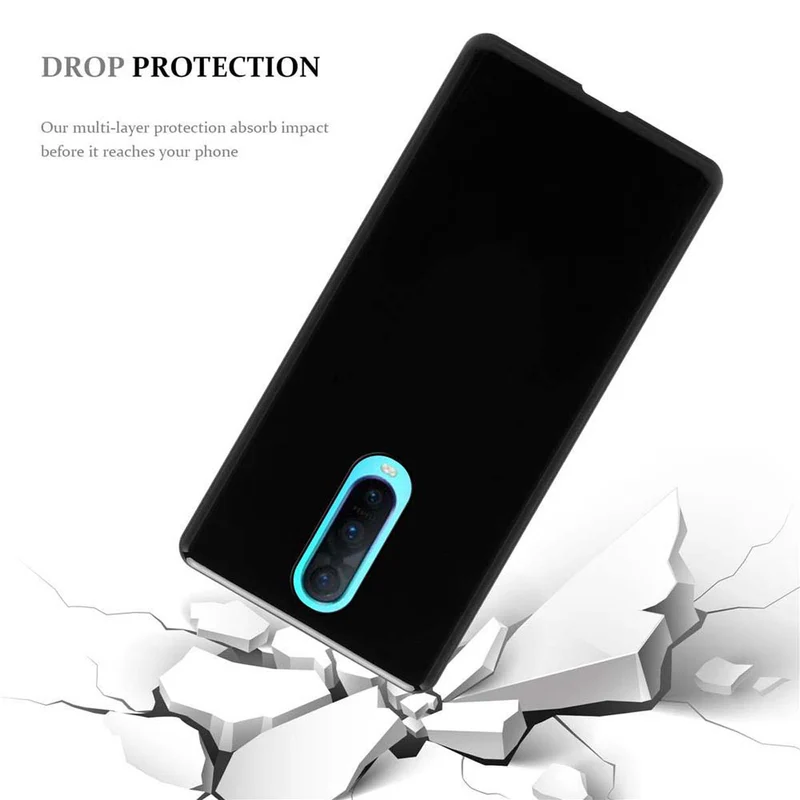 Cadorabo Hülle kompatibel mit Oppo R17 PRO Schutzhülle aus flexiblem TPU Silikon