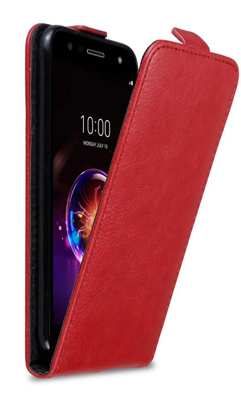 Cadorabo Hülle kompatibel mit LG X POWER 3 Schutzhülle im Flip Design mit Magnetverschluss