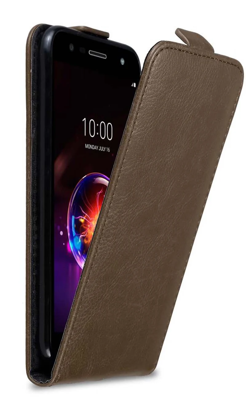 Cadorabo Hülle kompatibel mit LG X POWER 3 Schutzhülle im Flip Design mit Magnetverschluss